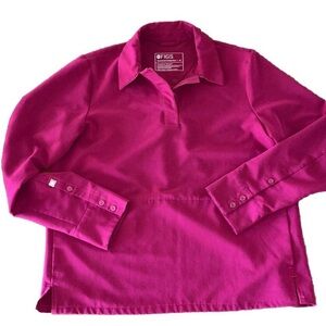 Figs Pink Long Sleeve Shirt